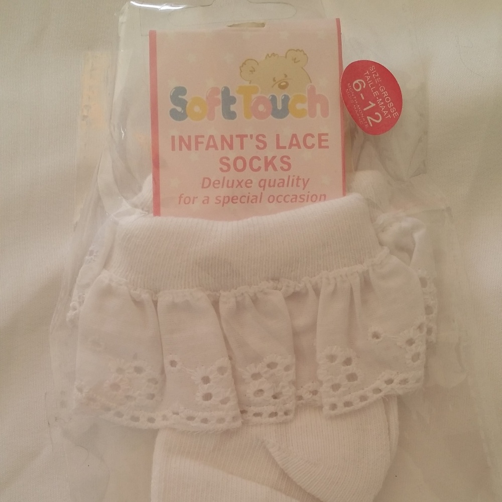Soft Touch Infants lace Socks